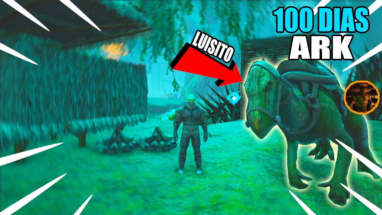 ¡SOBREVIVIENDO 100 DIAS en ARK Survival Evolved! | DIA DURO DE MUERTE Y ...