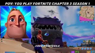 Mr Incredible Becomes Uncannycanny Pov You Play Fortnite Chapter 3 Season 1