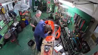 Reassembling the Gangway Winch.
