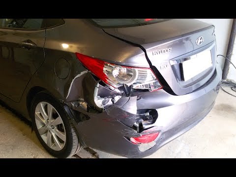 Хундай Солярис Hyundai Accent ремонт кузова в Нижнем Новгороде  Auto body repair