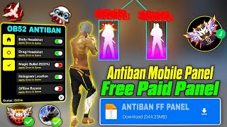 Free Fire Panel Mobile 🔥 FF Antiban Panel OB52 | Free Fire Hack New 😈 FF Injector 2026 | FF Panel