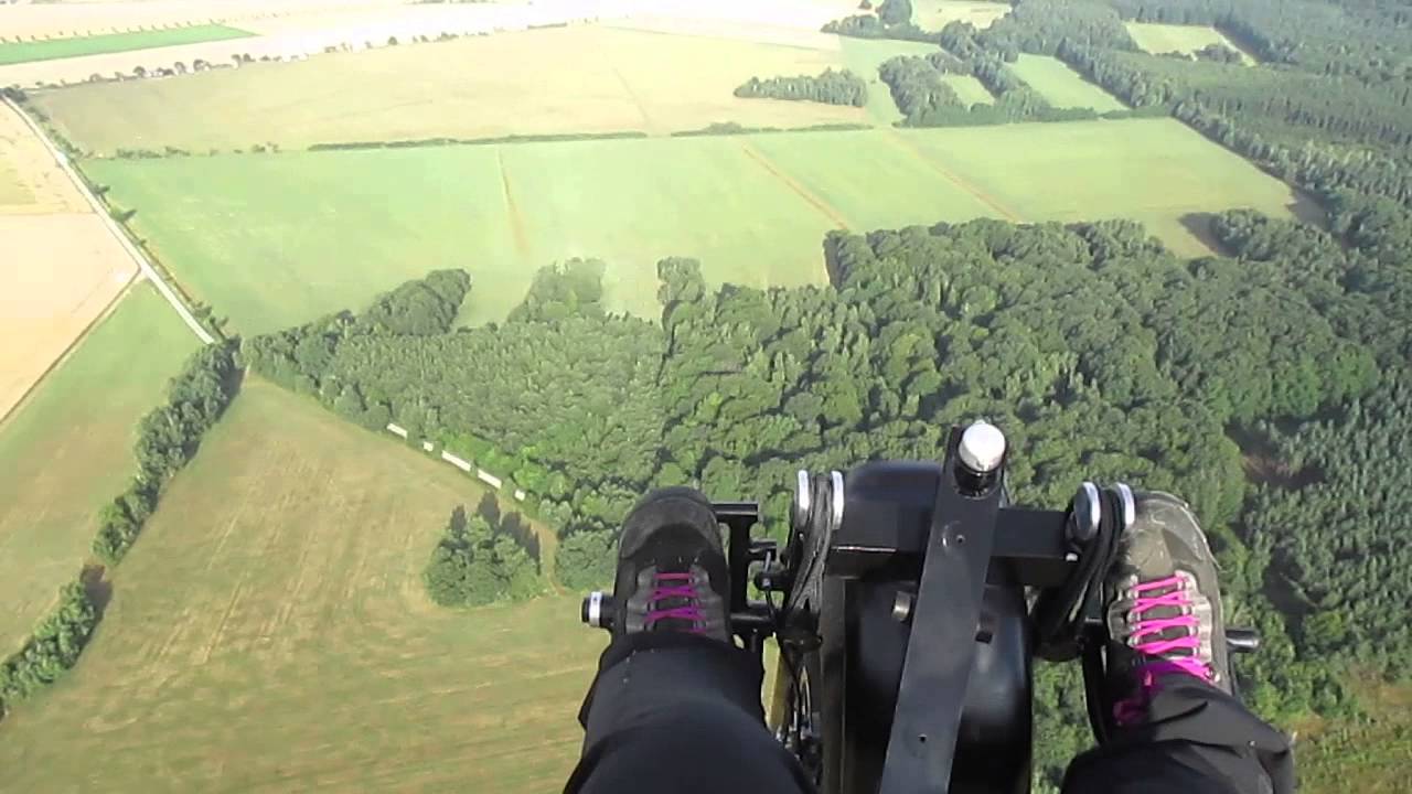 Schulungsflug Motorschirm-Trike in Stapelburg