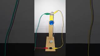 DIY Gear Motor Crane Lowers Load Safely | Controlled Descent Pulley | Science Fair Physics Model