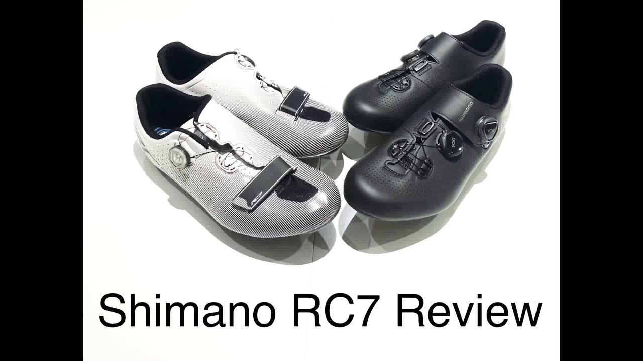 Shimano RC7 road bike shoes SPD-SL review. Comparison between RC700 and  RC701 models - carbon sole