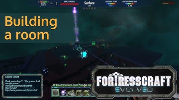 Building a room - FortressCraft Evolved - Patch 21 2018 ep9