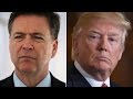 James Comey and Donald Trump