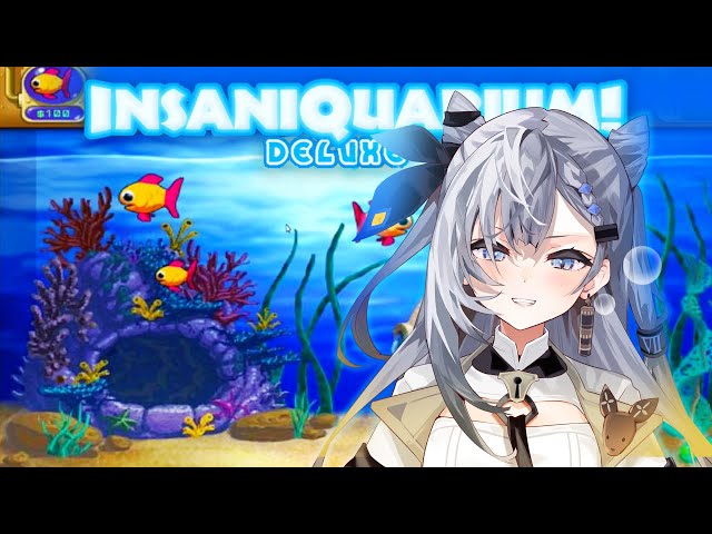 【Insaniquarium Deluxe!】i'm morbin into a fish【Vestia Zeta | Hololive ID】のサムネイル