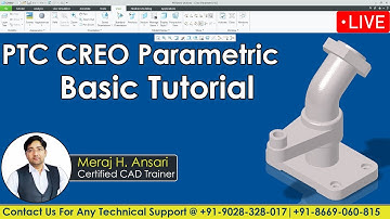 Mastering Creo Parametric : Comprehensive Part Design Tutorials | Creo Parametric Complete Course .