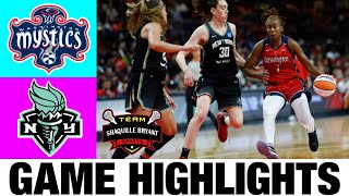New York Liberty vs Washington Mystics Highlights | Women Basketball | 2024 WNBA