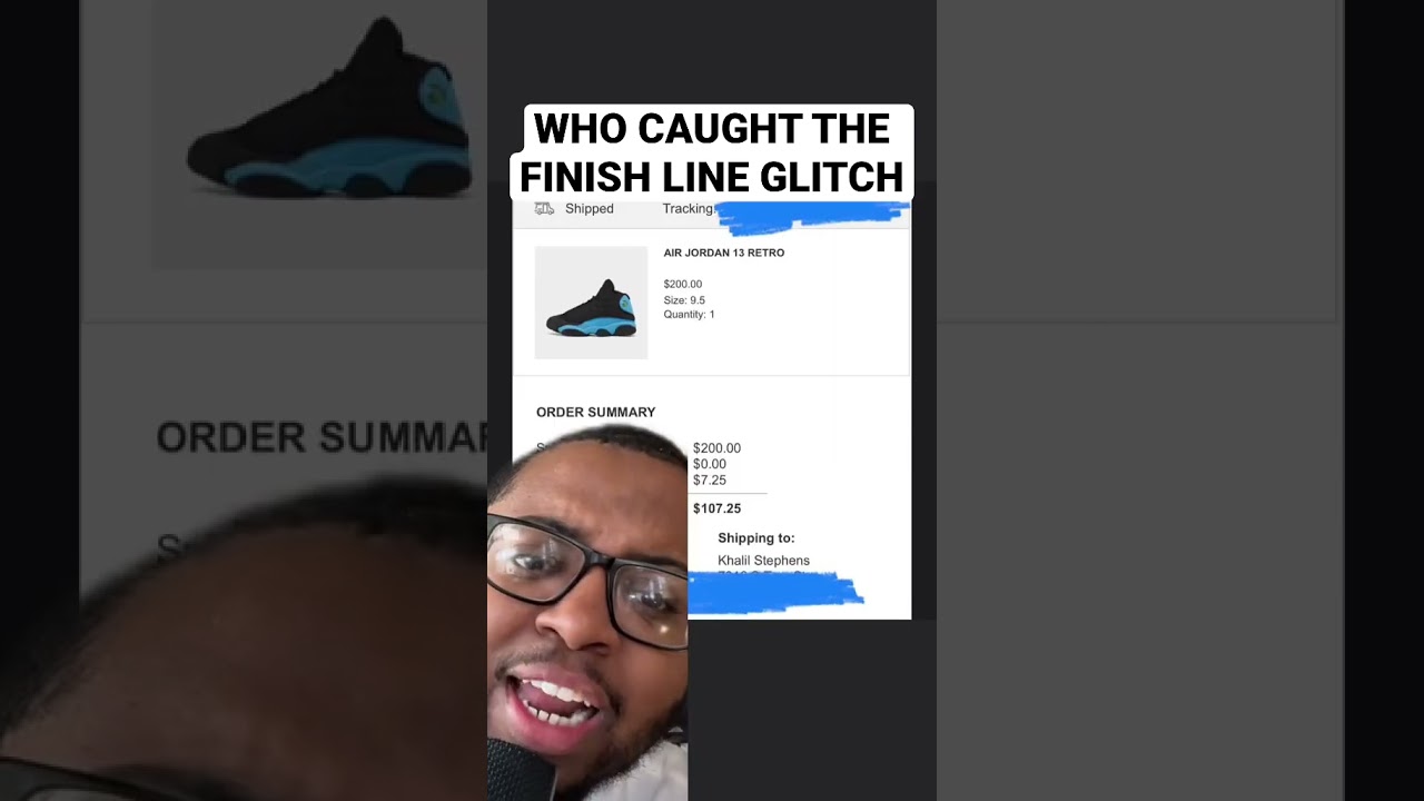 FINISHLINE HAD A CRAZY GLITCH