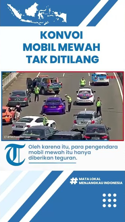 Polisi Tak Beri Tilang Konvoi Mobil Mewah yang Berhenti di Tol Andara, Pengemudi Dianggap Kooperatif