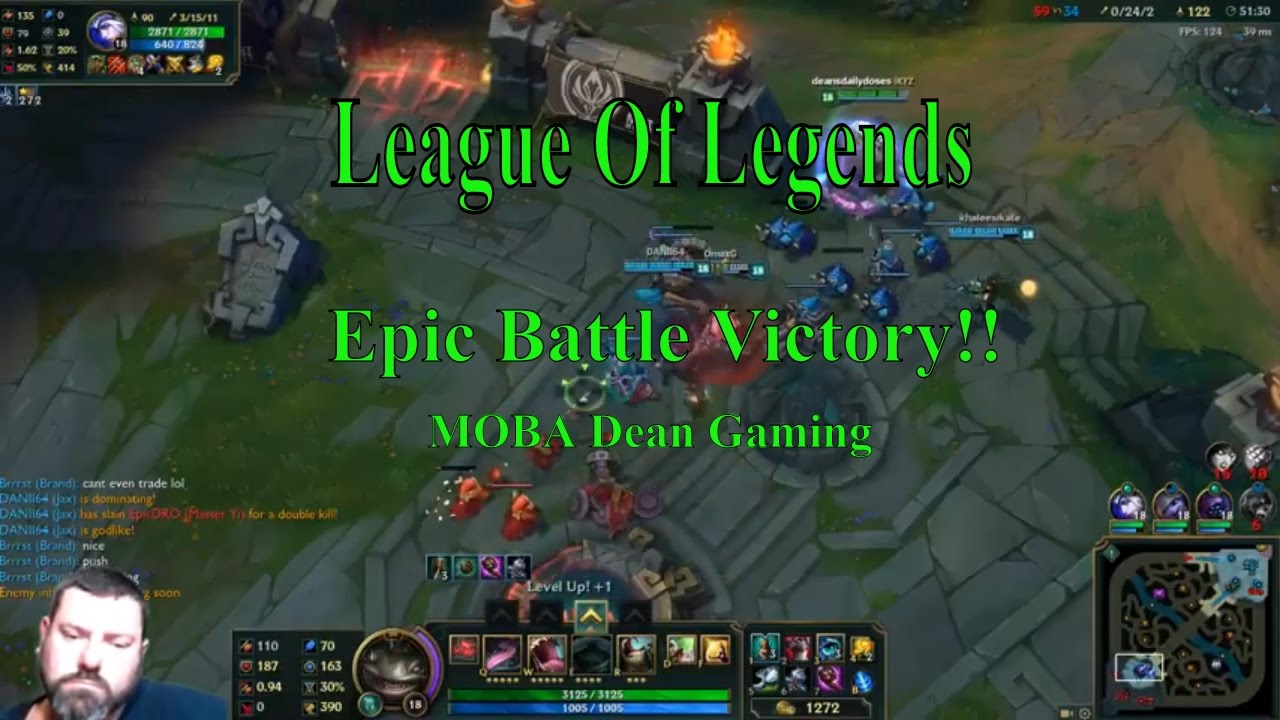 League Of Legends Epic Battle Royale Gameplay: Check Out This Victory !! LOL MOBA Dean Gaming