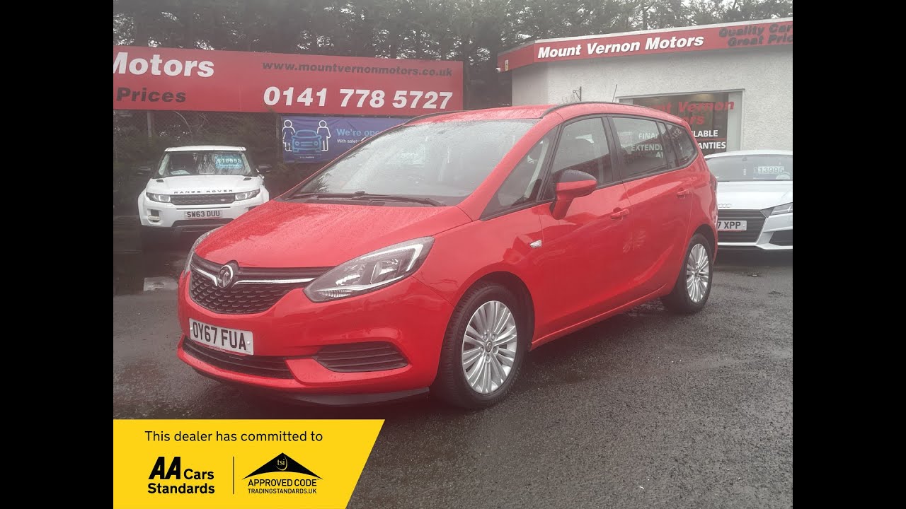 Vauxhall Zafira OY67 FUA