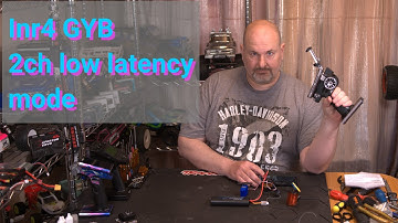 Flysky INR4 GYB 2ch low latency set up mode. Noble Pro