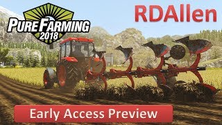 Pure Farming 2018 Free Play on Germany - Plowing with the Zetor Pure Farming 2018 Free Play on Germany - Plowing with the Zetor