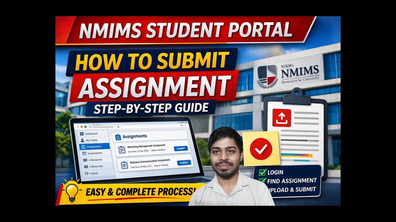 How to Submit Assignment on NMIMS Student Portal | Step-by-Step Guide ...