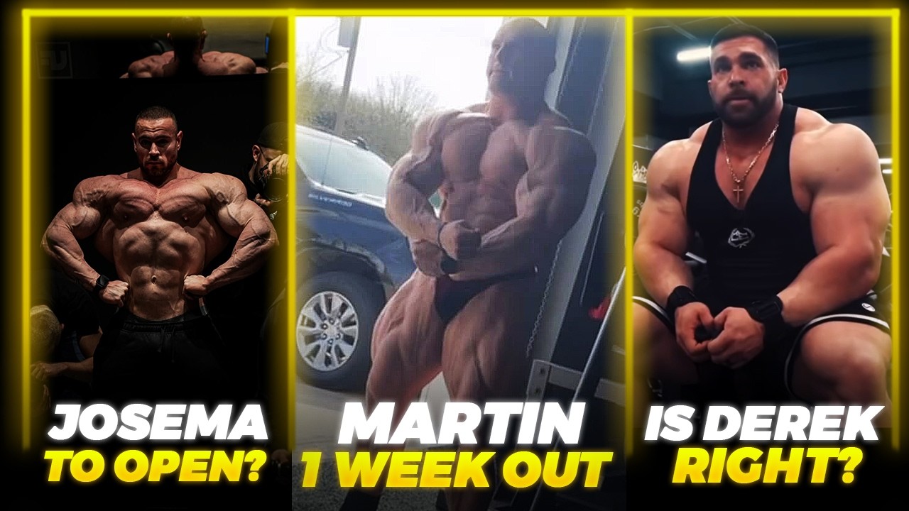 Martin Fitzwater LOOKS OFF at 1 Week Out? + Is Derek Lunsford RIGHT? + Josema To OPEN + MORE