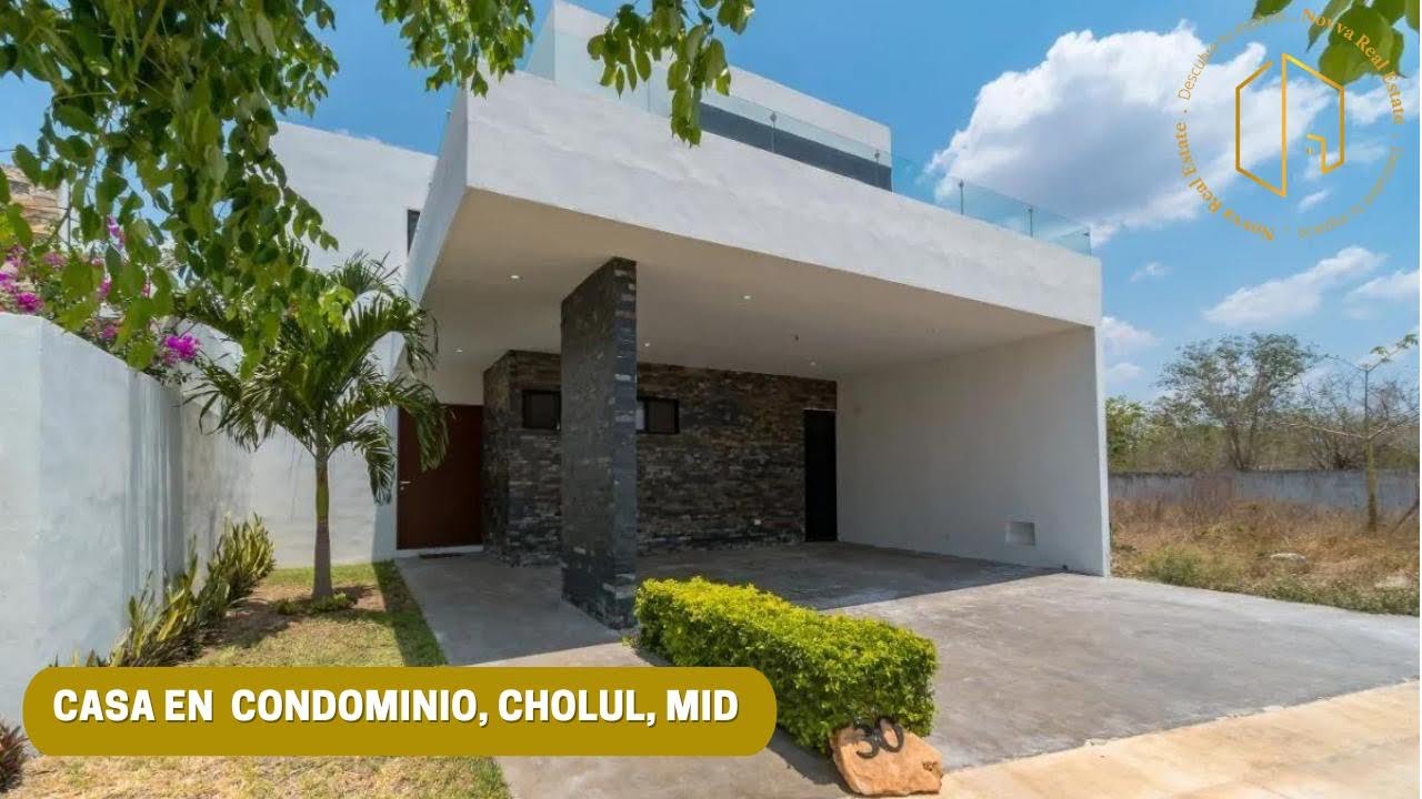 Venta Casa en Cholul Yucatán completamente equipada.