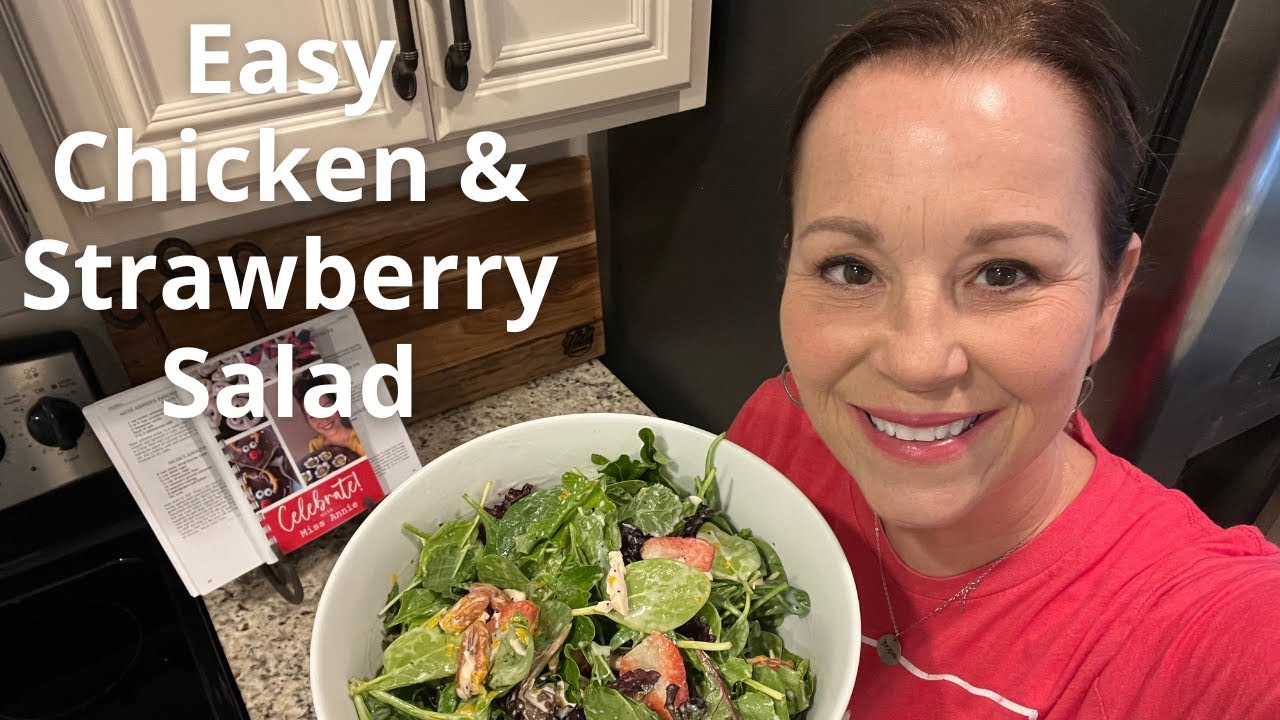 Chicken Strawberry Salad Bowls for Beautiful Clean Eats!