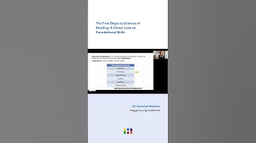 Webinar Highlight: The First Steps to Science of Reading: A Closer Look at Foundational Skills