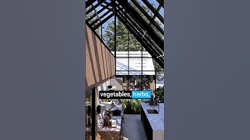 This House is Half Home Half Greenhouse  #architecture #greenhouse #homedesign