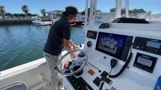 SEA TRIAL - 2016 PARKER 2300 DV CC (LOADING AND UNLOADING)