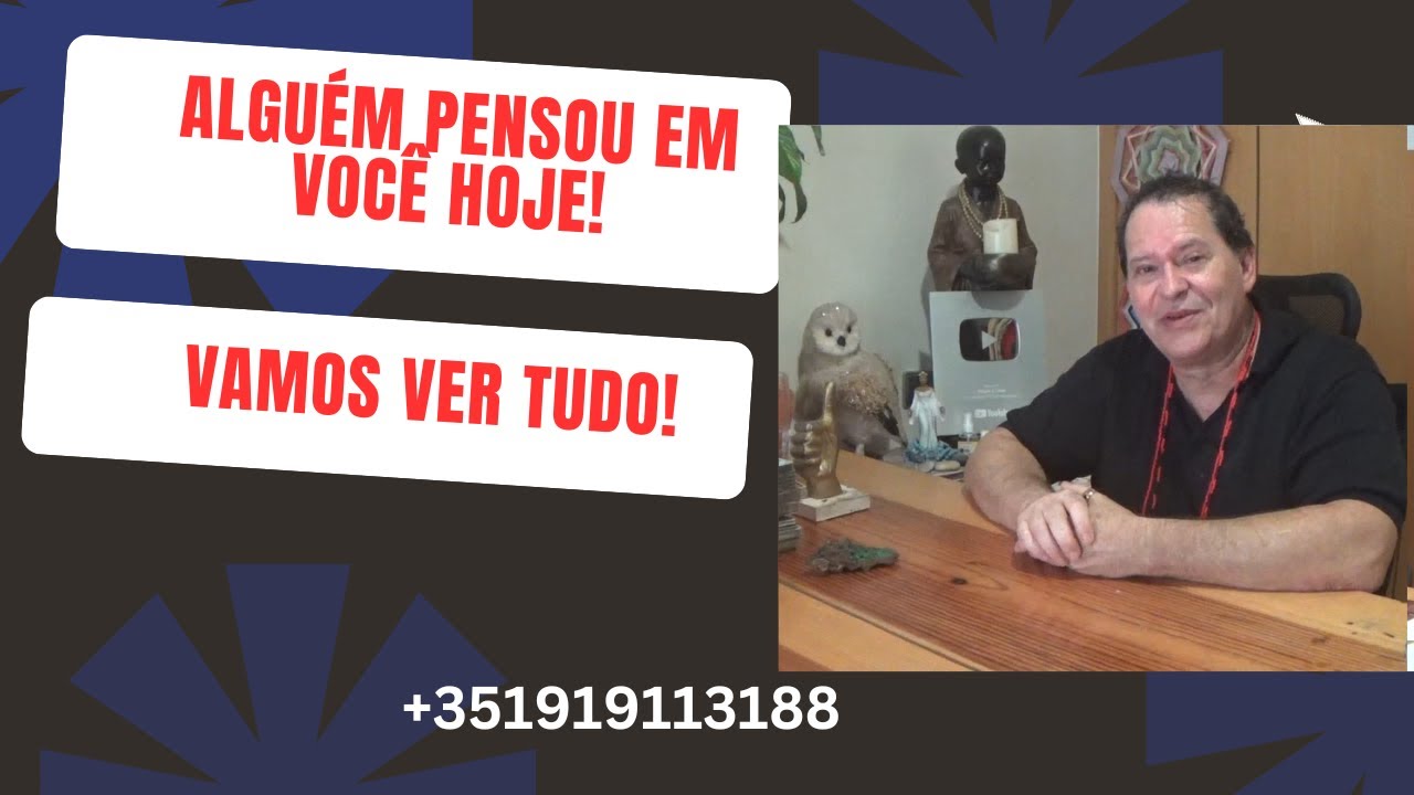 ALGUÉM PENSOU EM VOCÊ HOJE.  O TAROT REVELA ESSA LIGAÇÃO COM ESSA PESSOA.