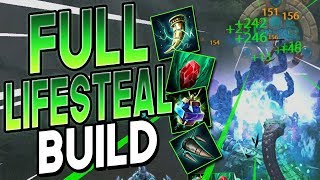 Smite: FULL LIFESTEAL CERBERUS BUILD - GOING FOR 20 KILLS!