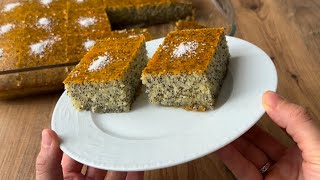 Haşhaşlı Revani Tatlısı Bu Püf Noktasını Kimse Bilmiyor Şerbetini Tam Çeken Efsane Bir Tatlı