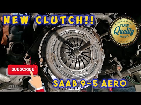 SAAB 9-5 Aero New clutch install DIY. Part 2