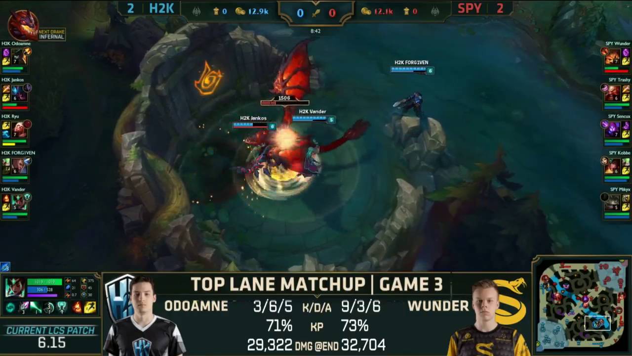 H2K vs SPY Game 5 Summer Split Semifinals EU LCS 2016 | H2K vs Splyce