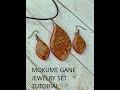 Polymer Clay project : Mokume Gane Jewelry Set Tutorial