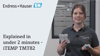 Dual channel, SIL compliant transmitter iTEMP TMT82 | explained in under 2 minutes