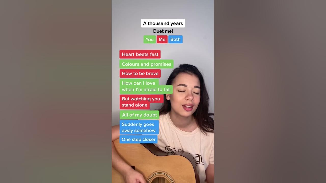 a thousand years - christina perri 🎤 #karaoke #duet #singing #athousandyears #christinaperri