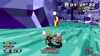 Dr. Robotnik's Ring Racers - Blue Mountain Zone 2 (1'4137) as Rouge