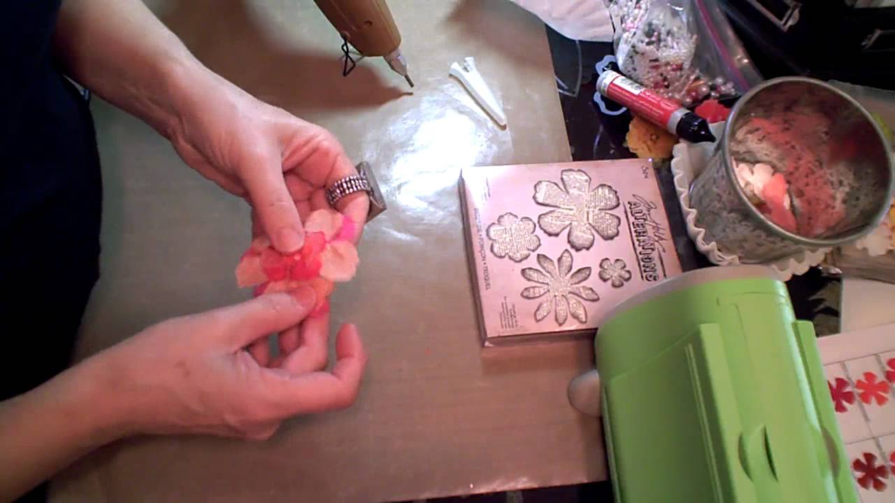 Home Made Flowers Series Video 3 Coffee Filter Flowers YouTube