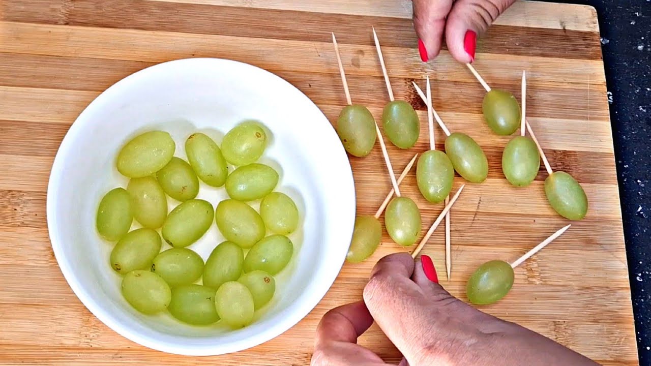 FAÇA ISSO COM UVAS E VOCÊ VAI DEIXA TODOS IMPRESSIONADOS | receitas fáceis e rápidas 