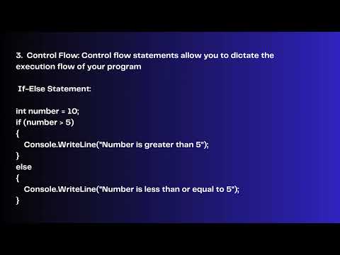 Learn C# Programming from Scratch | Chapter 2: C# Syntax and Basics