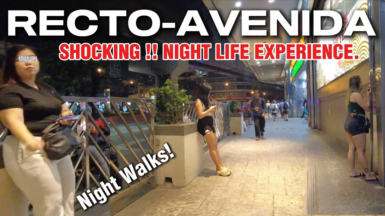 SHOCKING!CRAZY Night Walks in AVENIDA to RECTO MANILA CITY PHILIPPINES🇵🇭|walking tour