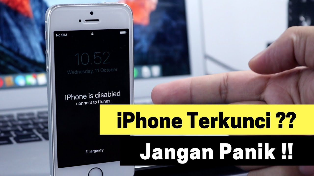 Cara Membuka iPhone yang Terkunci (iPhone is Disabled) - YouTube