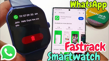Fastrack Smartwatch Get WhatsApp Messages | Fastrack Watch Get WhatsApp Notification | fastrack