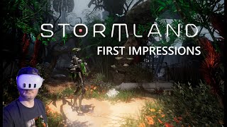 Stormland - A First Look - Meta Quest 3 - PCVR - RTX 4090 - Ultra Settings