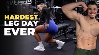 I WISH I WAS DOING THESE EARLIER 🍑 GLUTE WORKOUT ft. Claytoncarfino