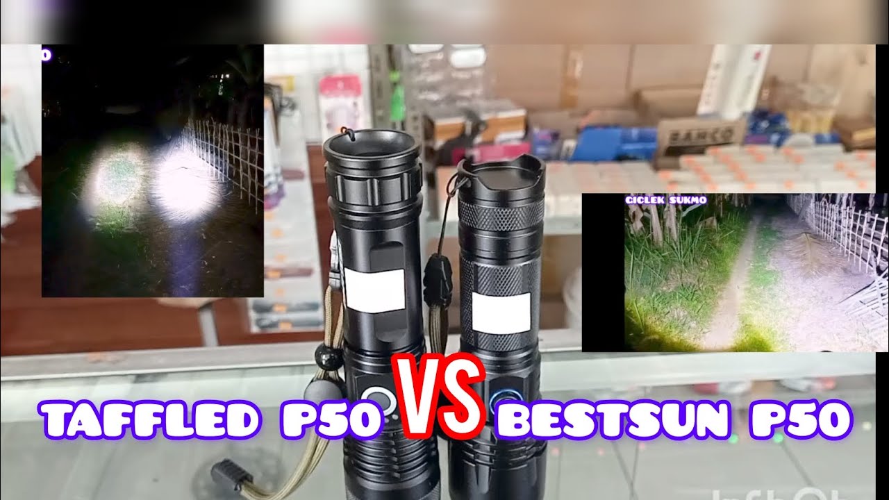 TAFFLED P50 Vs BESTSUN P50 SENTER P50