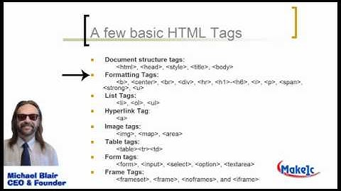 HTML, FTP & WEBSITE MANAGEMENT TRAINING - BEGINNER-INTERMEDIATE