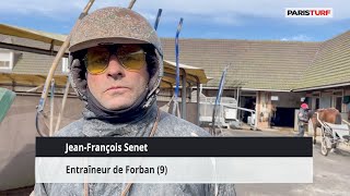 Jean François Senet, entraîneur de Forban (24/03 à Paris-Vincennes)