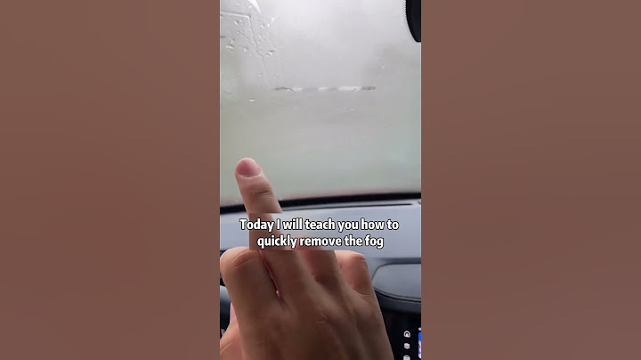 Car glass is easy to fog in rainy days, here is a trick to solve it!  #car  #driving  #tips