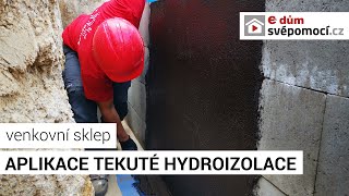 027# Venkovní sklep - výběr a aplikace tekuté hydroizolace | e4 dům svépomocí