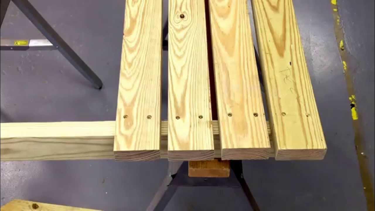 1. Deck Assembly Marking the deck board overhang. YouTube