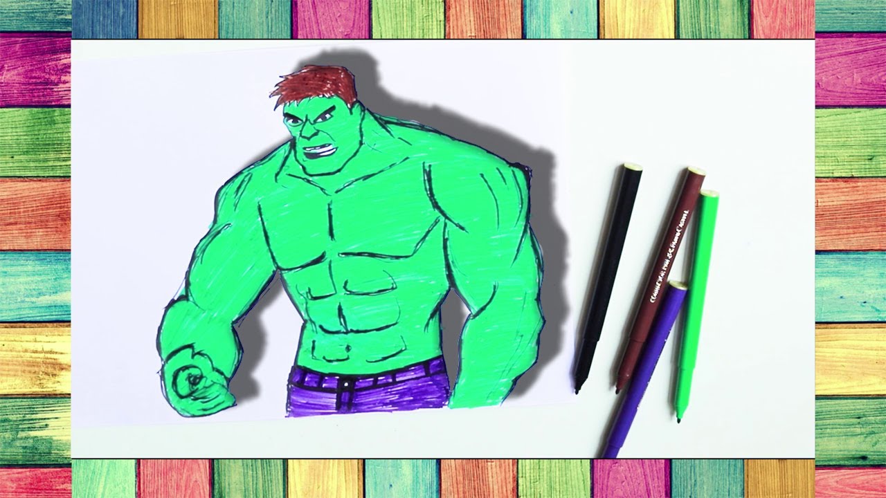 HOW TO DRAW HULK | DRAWING - YouTube